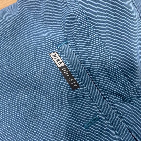 Hurley Mens Size 38 Blue Flat Front Lightweight Shorts Performance Hybrid Walk - Picture 4 of 7